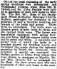 Marriage announcement of John Daniels and Ida Hirsch (Buffalo Courier, 22 Apr 1900, page 24)