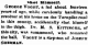 Article about accidental shooting of Frank B. Voght (Lockport Daily Journal, 28 Sep 1881)